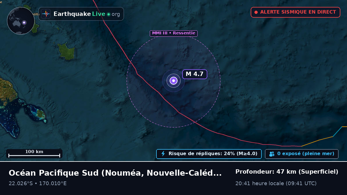 Océan Pacifique Sud (Nouvelle-Calédonie)