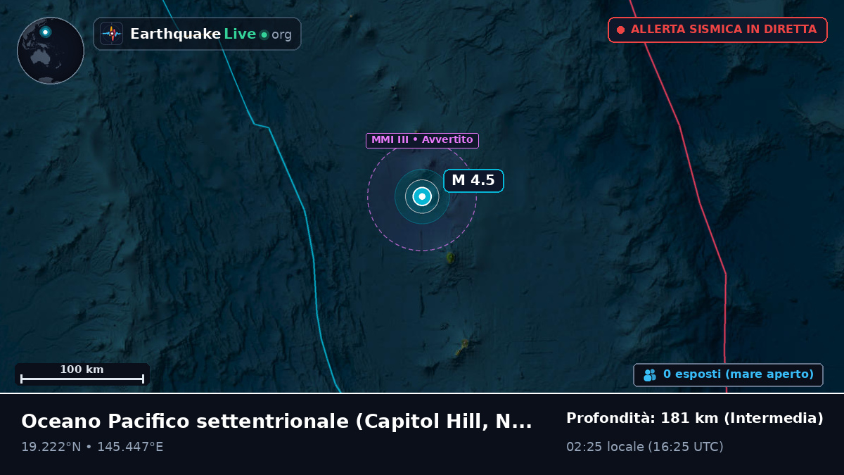 Oceano Pacifico settentrionale (Northern Mariana Islands)