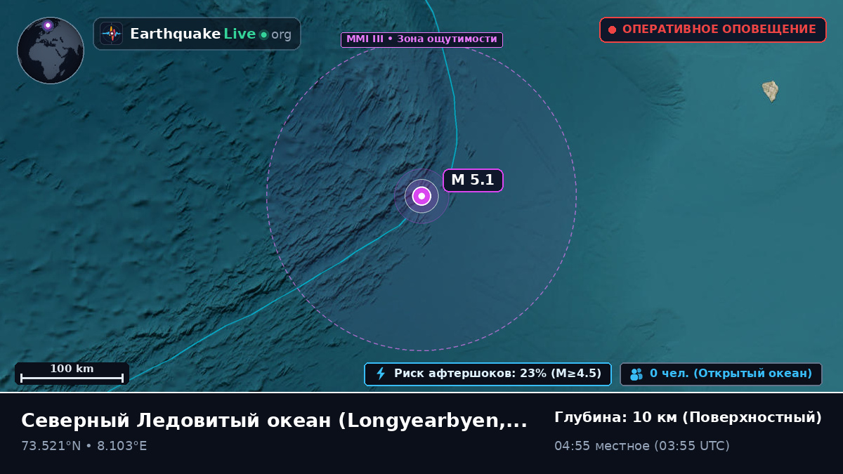 Северный Ледовитый океан (Svalbard and Jan Mayen Islands)