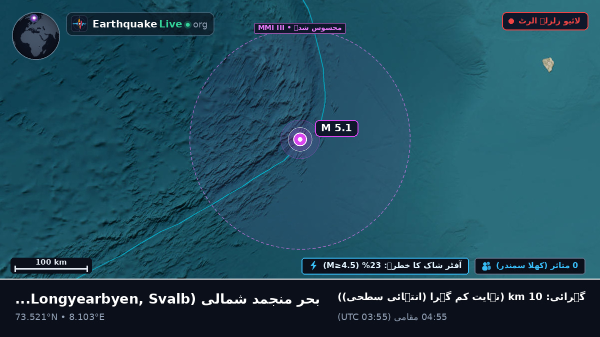 بحر منجمد شمالی (Svalbard and Jan Mayen Islands)