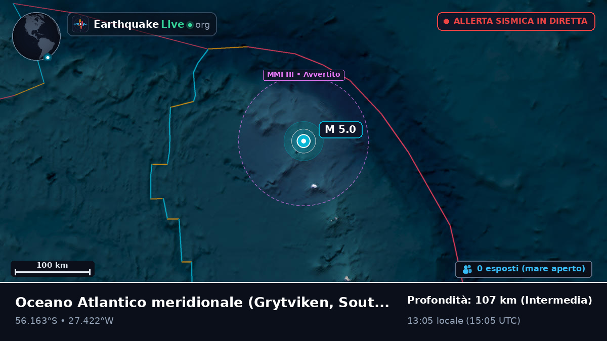 Oceano Atlantico meridionale (South Georgia and the Islands)