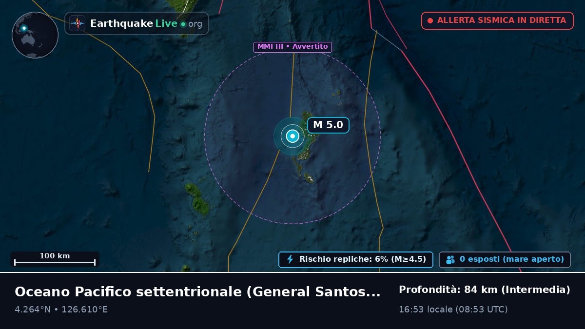 Oceano Pacifico settentrionale (Filippine)