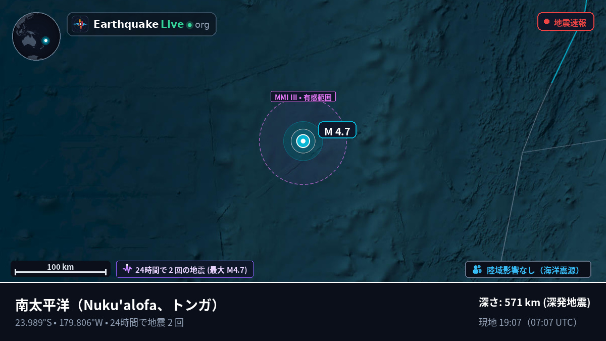 南太平洋 (トンガ)