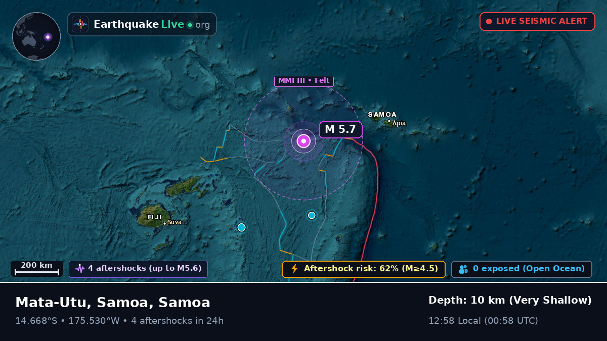 South Pacific Ocean (Samoa)