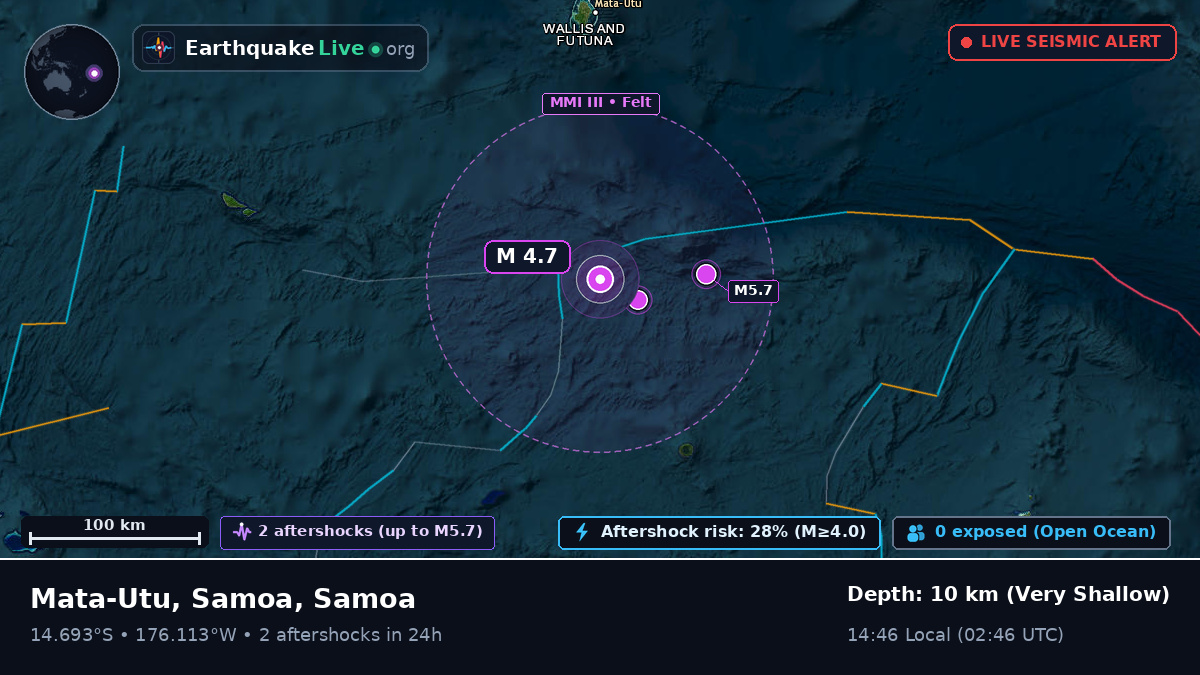 South Pacific Ocean (Samoa)