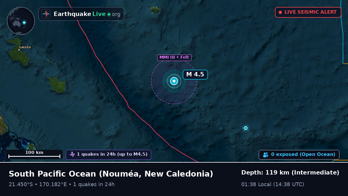 South Pacific Ocean (New Caledonia)