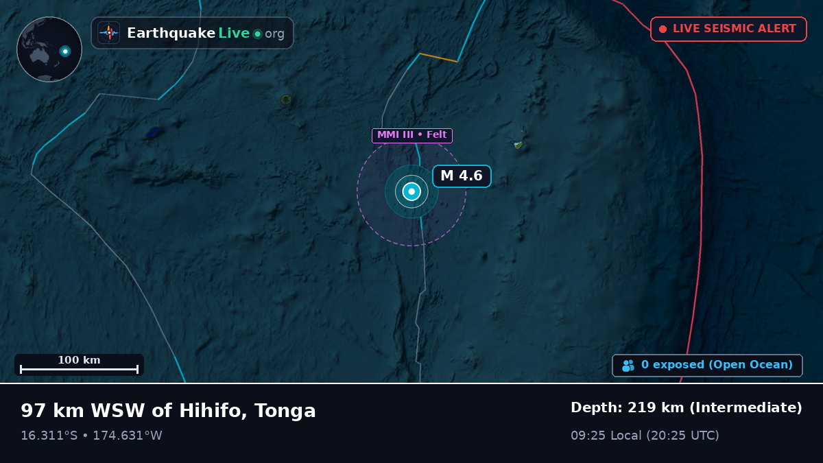 South Pacific Ocean (Tonga)