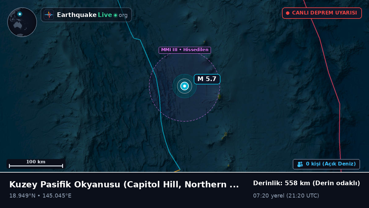 Kuzey Pasifik Okyanusu (Northern Mariana Islands)
