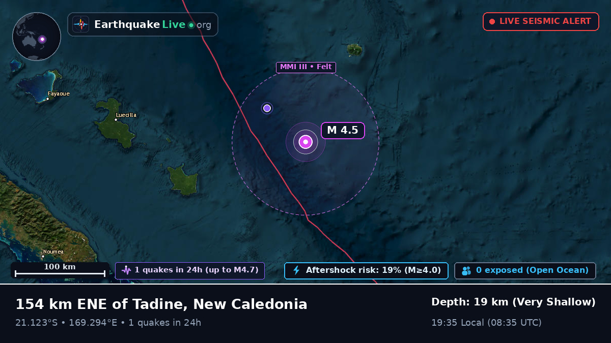 South Pacific Ocean (New Caledonia)