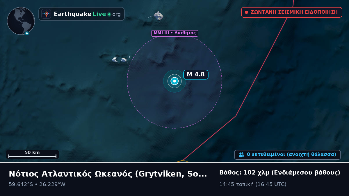 Νότιος Ατλαντικός Ωκεανός (South Georgia and the Islands)