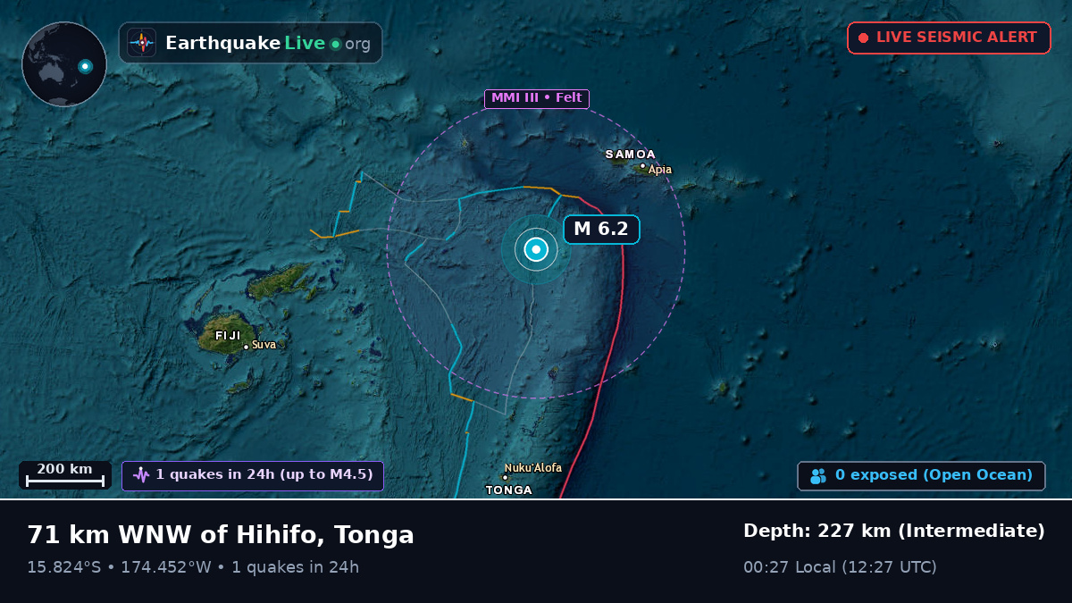 South Pacific Ocean (Tonga)