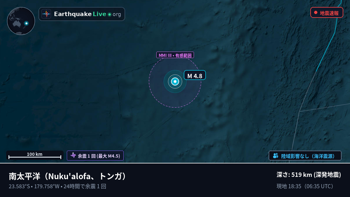 南太平洋 (トンガ)