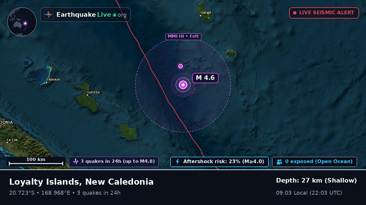 South Pacific Ocean (New Caledonia)