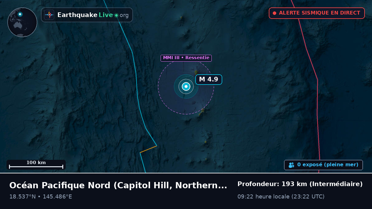 Océan Pacifique Nord (Northern Mariana Islands)