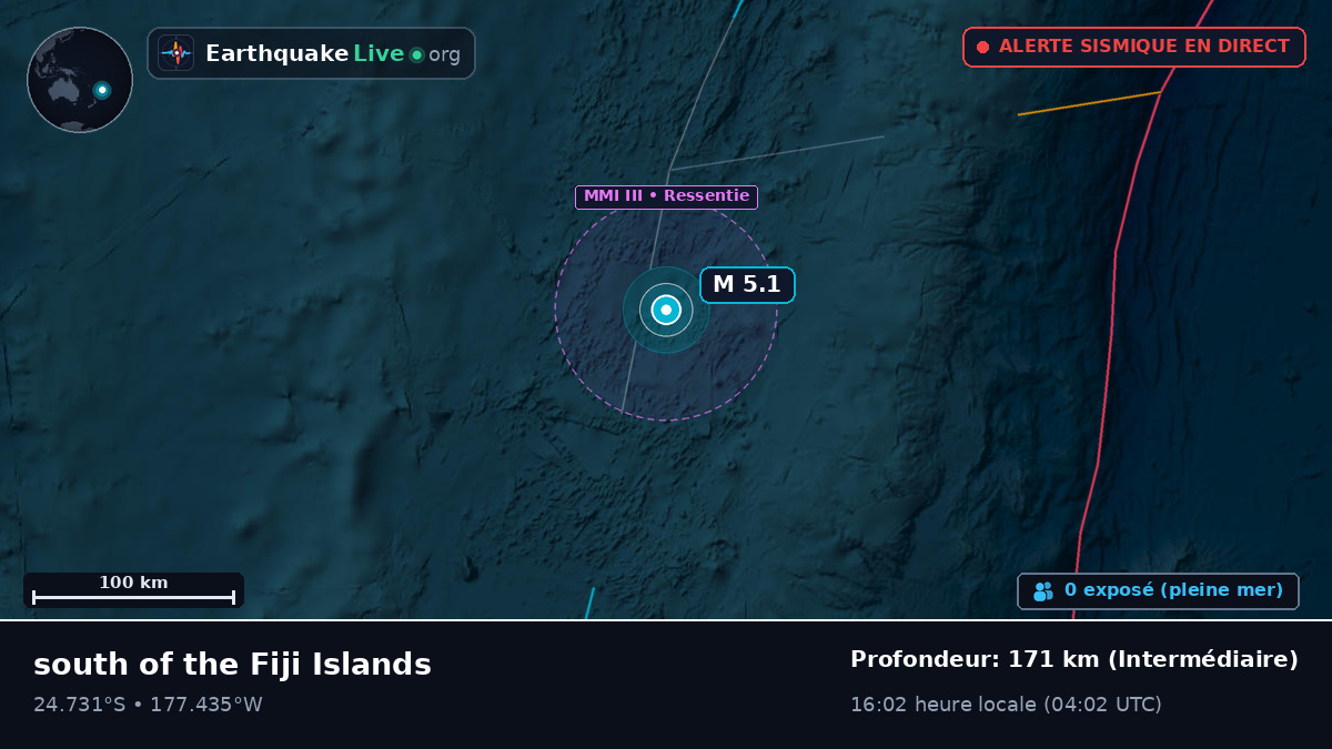 Océan Pacifique Sud (Tonga)