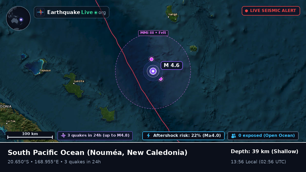 South Pacific Ocean (New Caledonia)