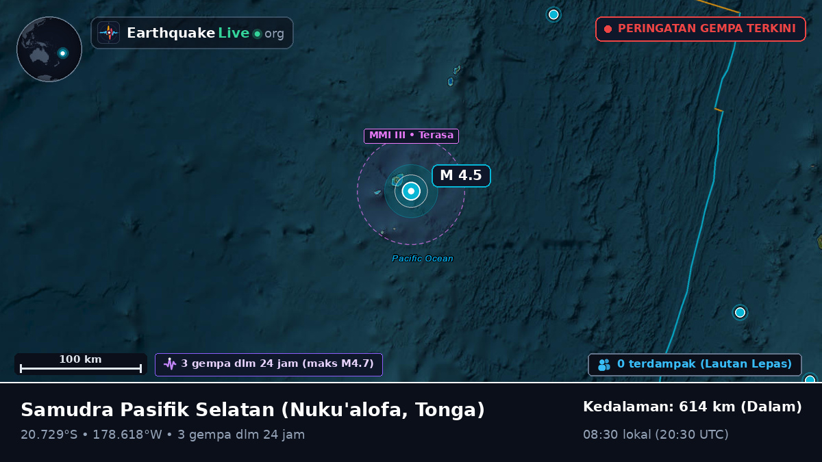 Samudra Pasifik Selatan (Tonga)