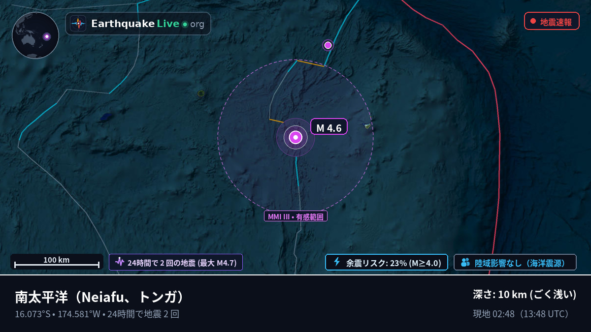 南太平洋 (トンガ)