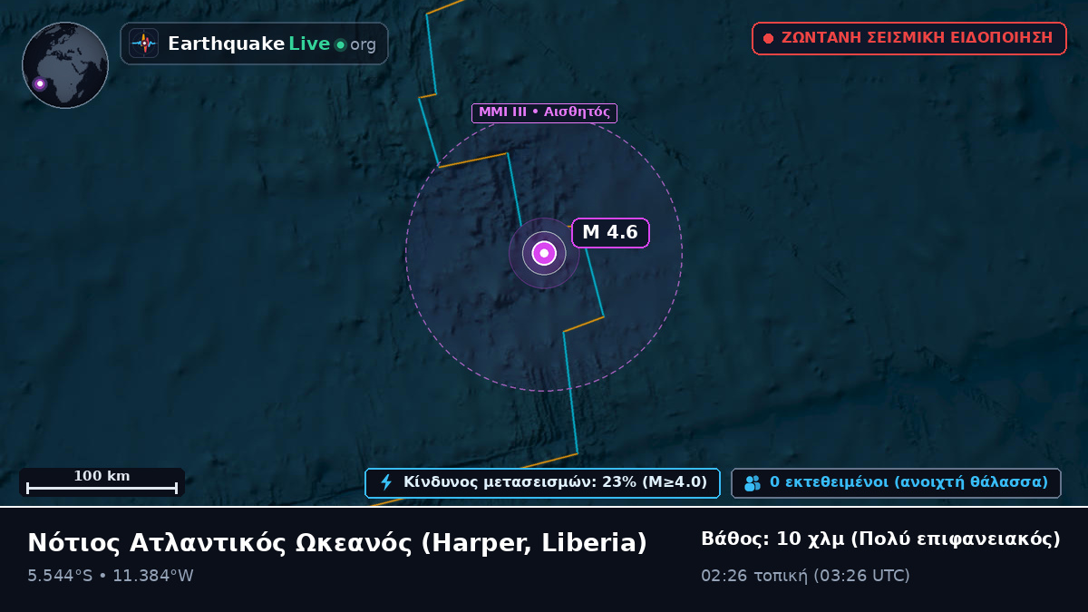 Νότιος Ατλαντικός Ωκεανός (Liberia)