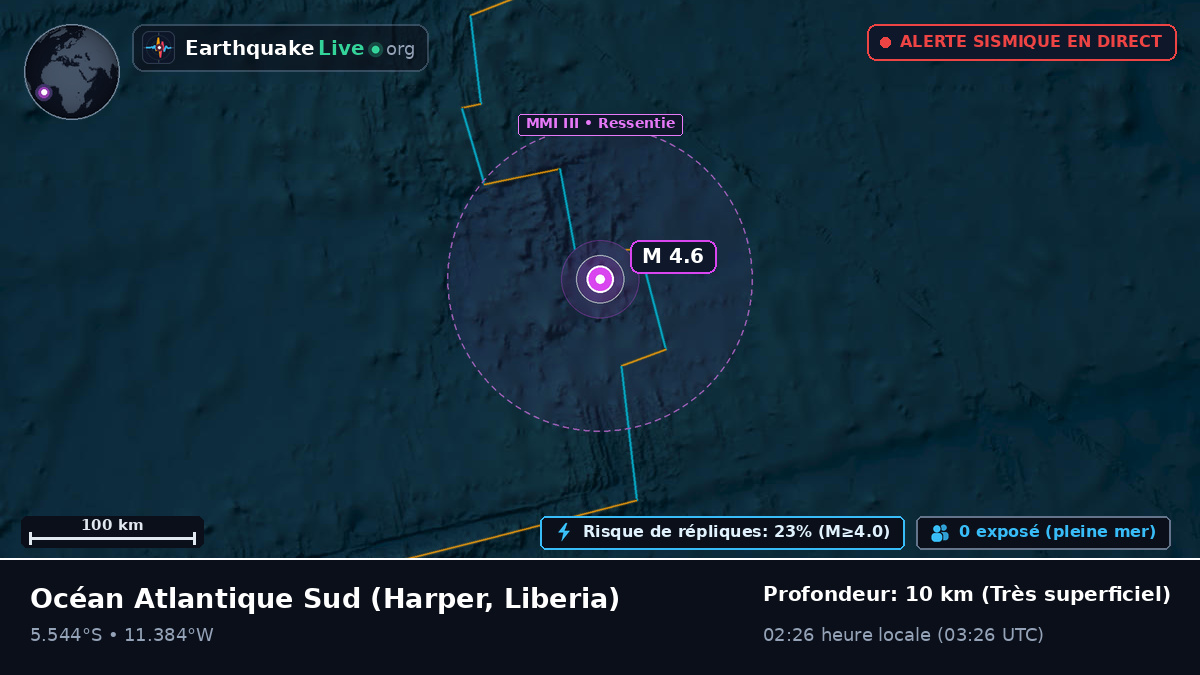 Océan Atlantique Sud (Liberia)