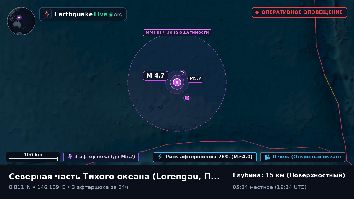 Северная часть Тихого океана (Папуа — Новая Гвинея)