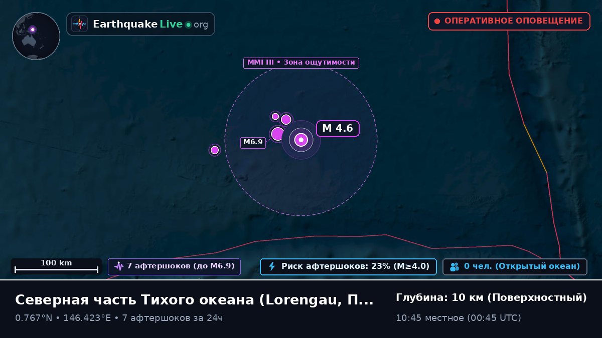 Северная часть Тихого океана (Папуа — Новая Гвинея)