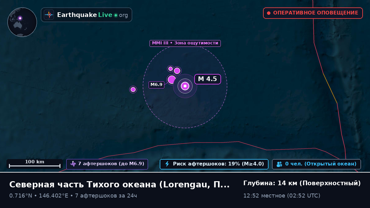 Северная часть Тихого океана (Папуа — Новая Гвинея)