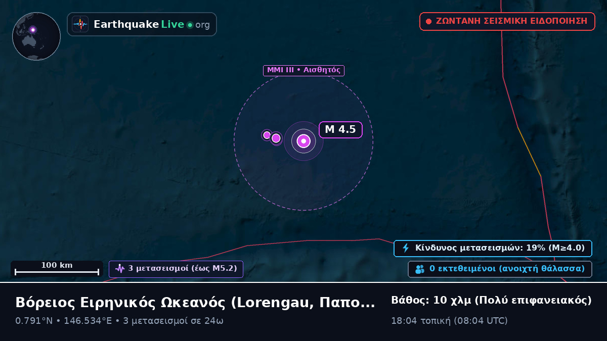 Βόρειος Ειρηνικός Ωκεανός (Παπούα Νέα Γουινέα)