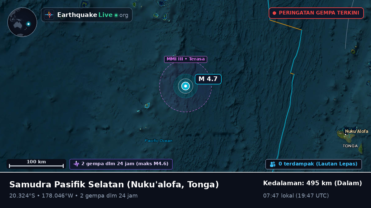 Samudra Pasifik Selatan (Tonga)
