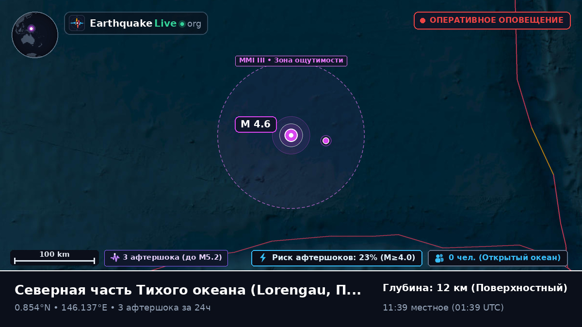 Северная часть Тихого океана (Папуа — Новая Гвинея)