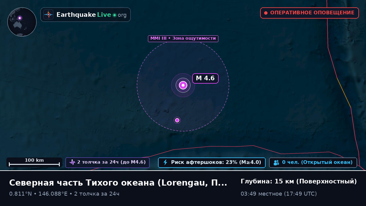 Северная часть Тихого океана (Папуа — Новая Гвинея)