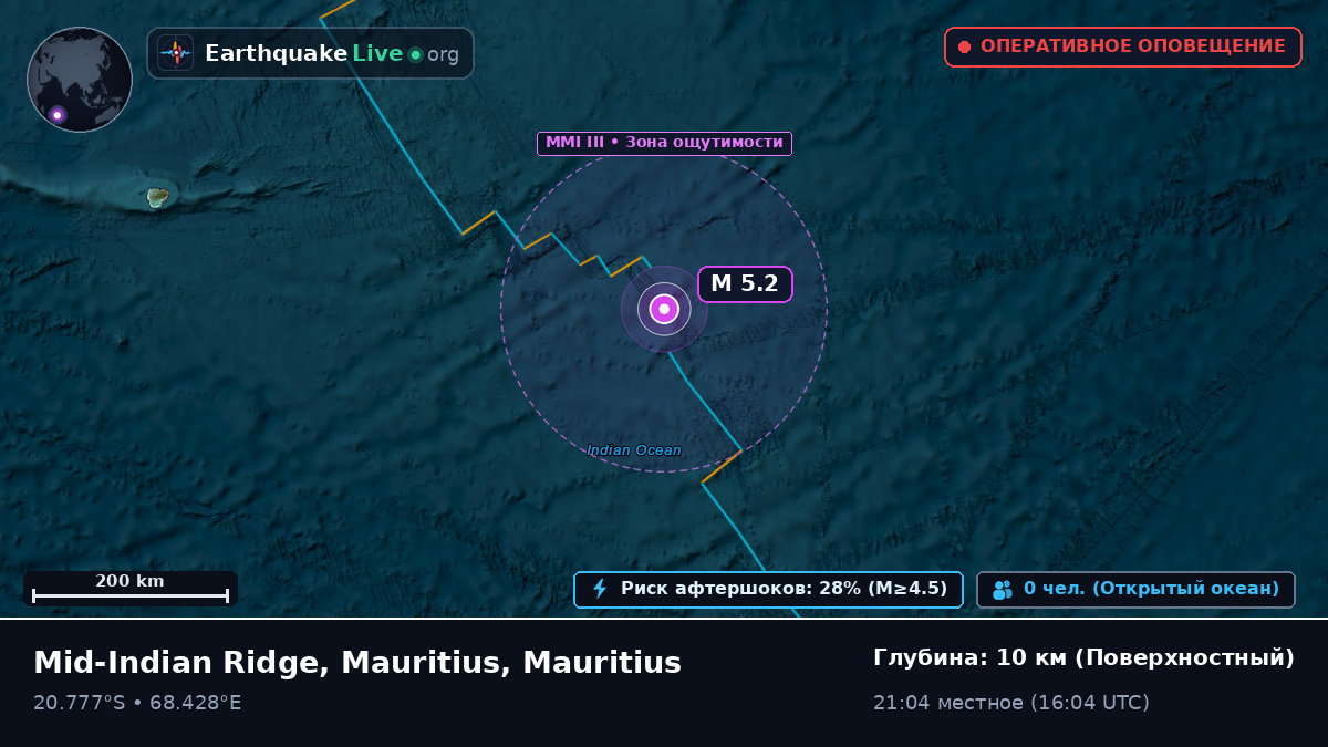 Индийский океан (Mauritius)