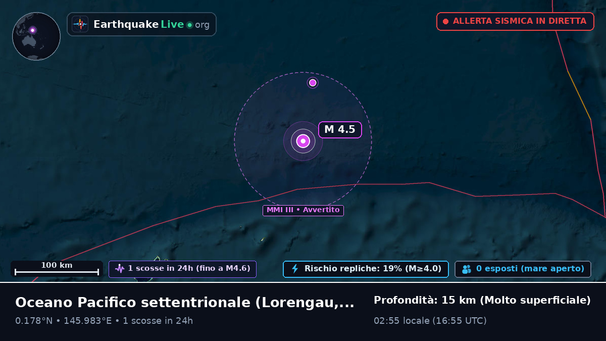 Oceano Pacifico settentrionale (Papua Nuova Guinea)