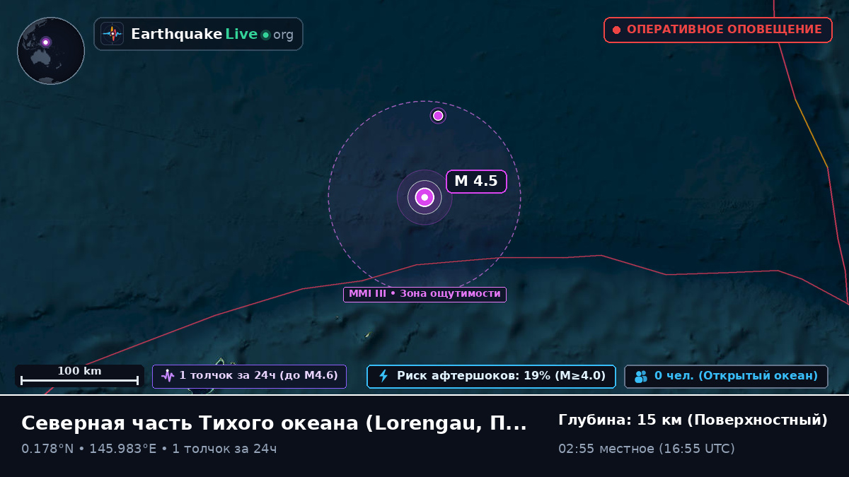 Северная часть Тихого океана (Папуа — Новая Гвинея)
