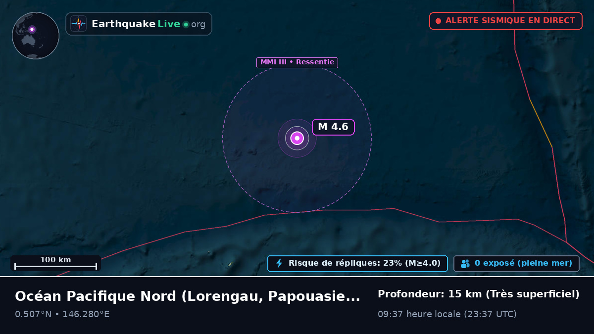 Océan Pacifique Nord (Papouasie-Nouvelle-Guinée)