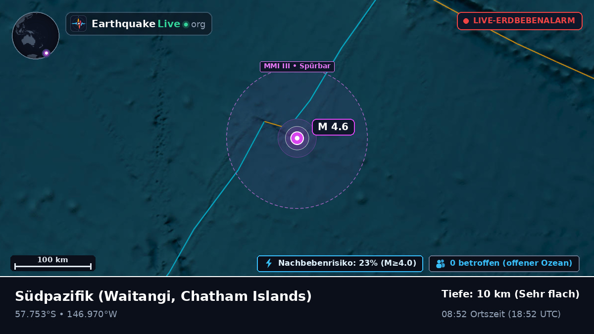 Südpazifik (Chatham Islands)
