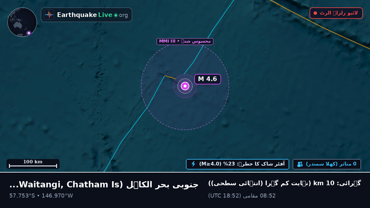 جنوبی بحر الکاہل (Chatham Islands)