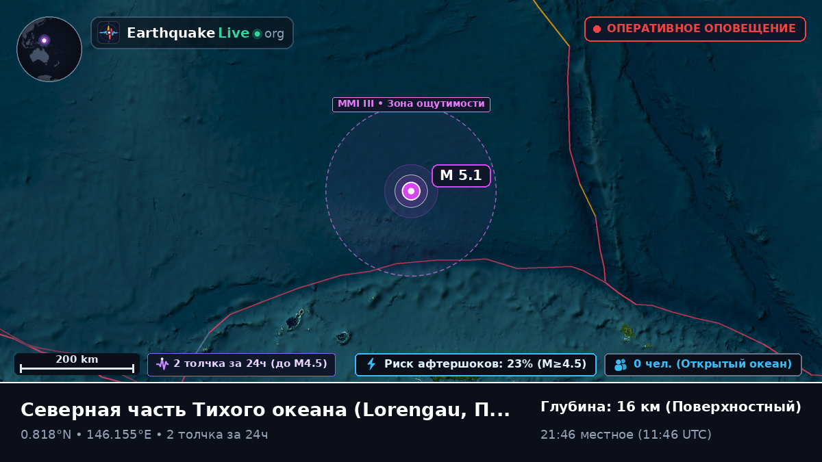 Северная часть Тихого океана (Папуа — Новая Гвинея)