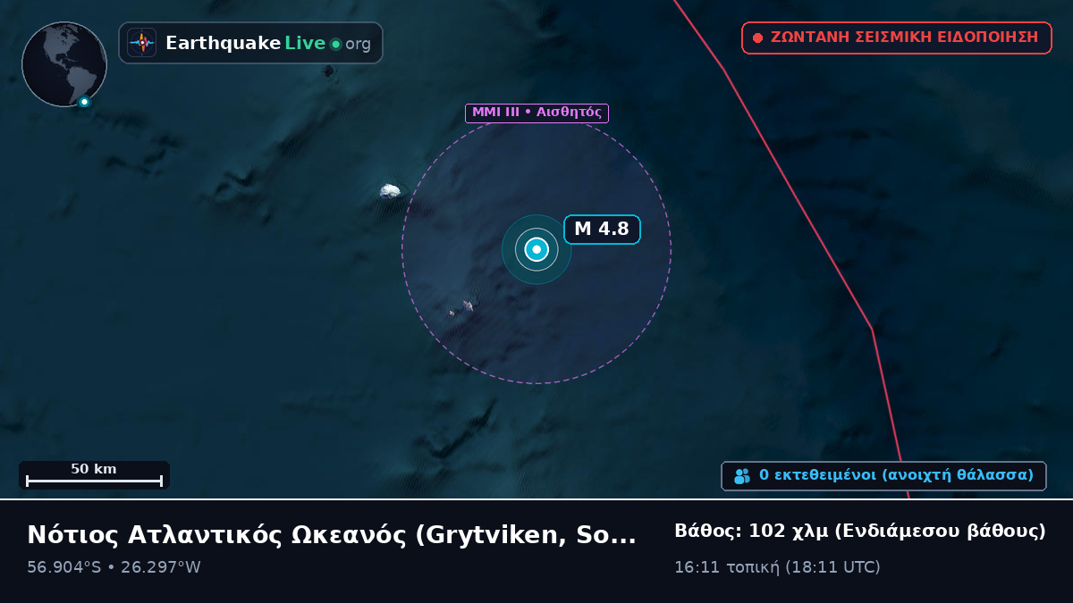 Νότιος Ατλαντικός Ωκεανός (South Georgia and the Islands)