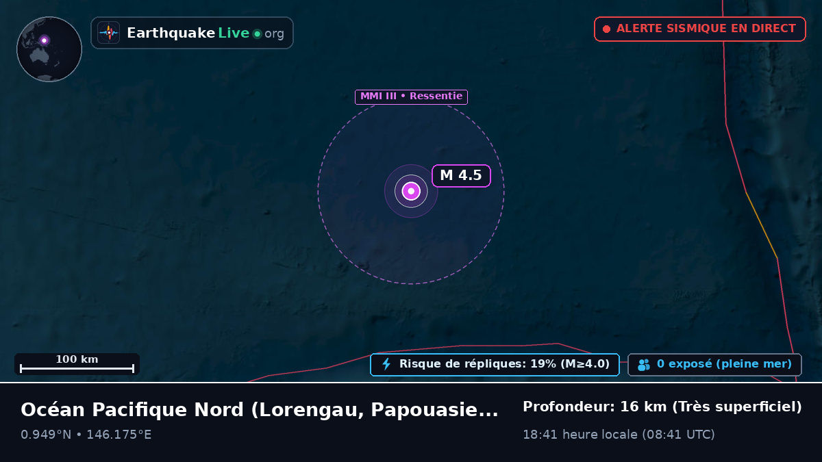 Océan Pacifique Nord (Papouasie-Nouvelle-Guinée)