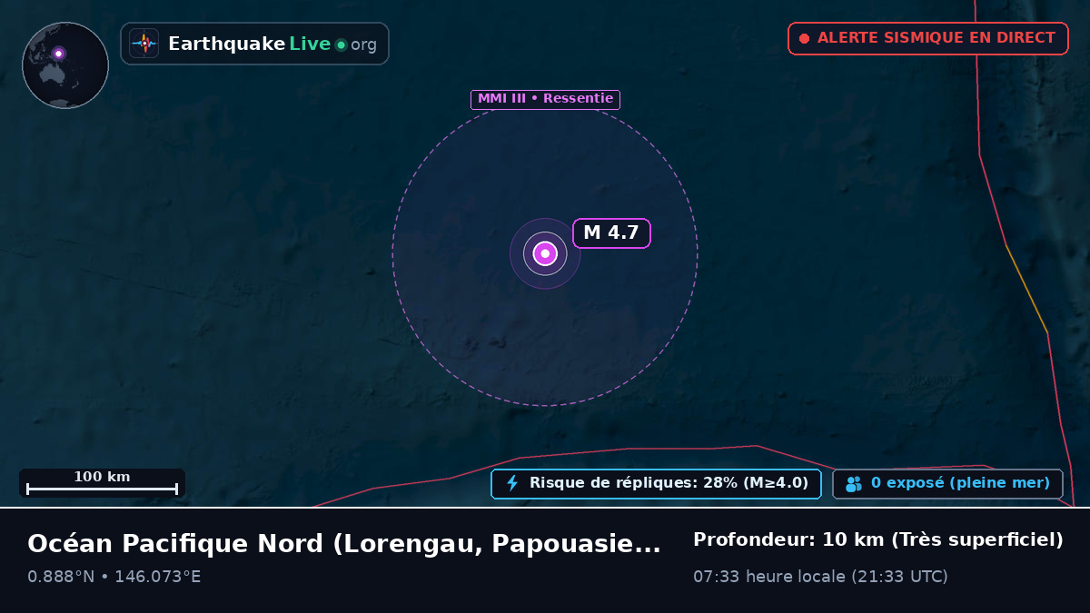 Océan Pacifique Nord (Papouasie-Nouvelle-Guinée)