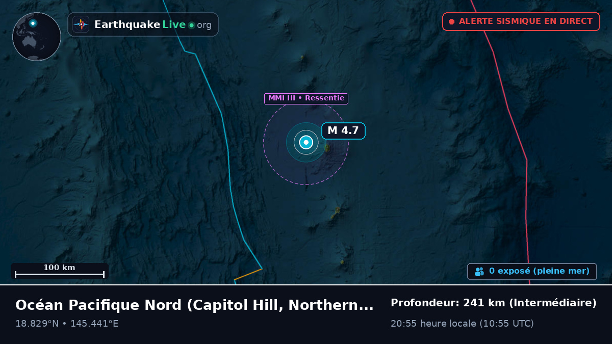 Océan Pacifique Nord (Northern Mariana Islands)