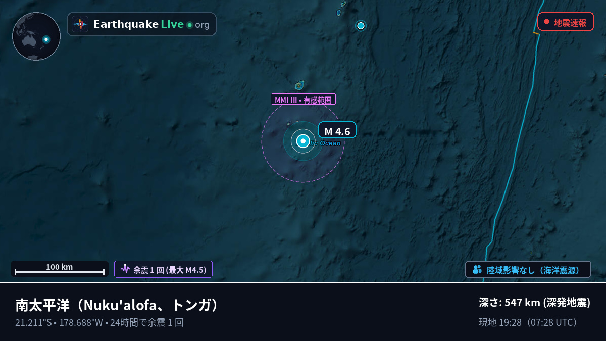 南太平洋 (トンガ)