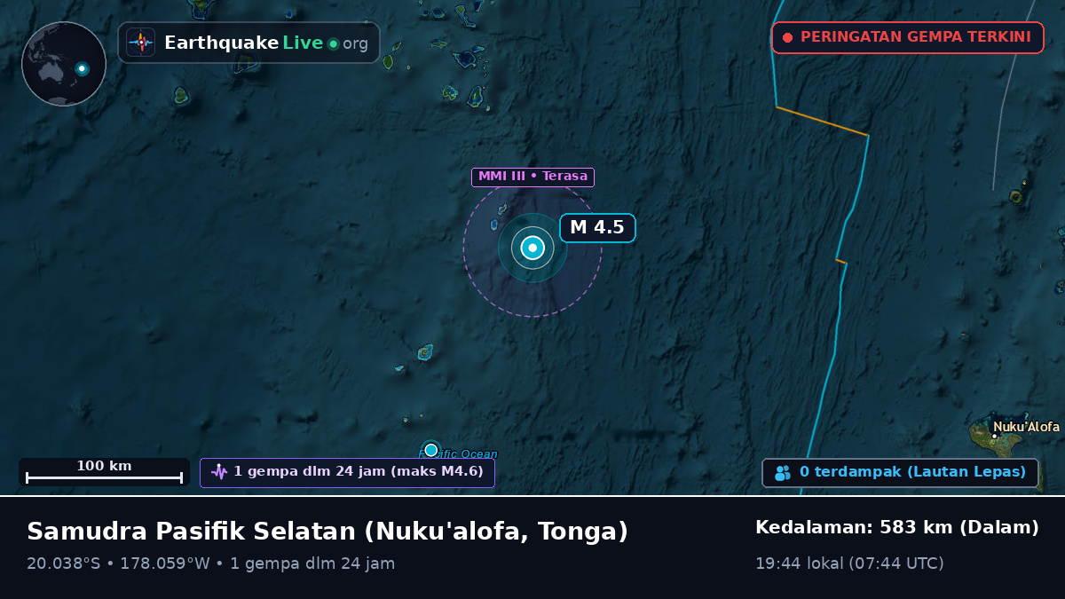 Samudra Pasifik Selatan (Tonga)