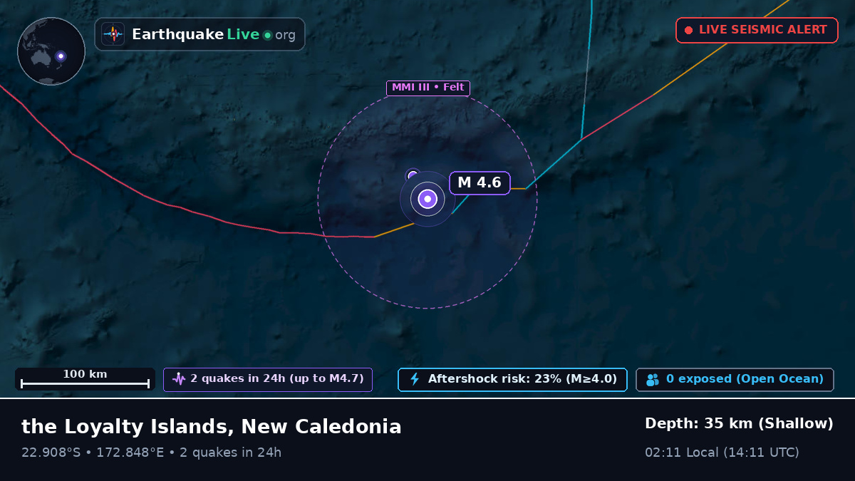 South Pacific Ocean (New Caledonia)