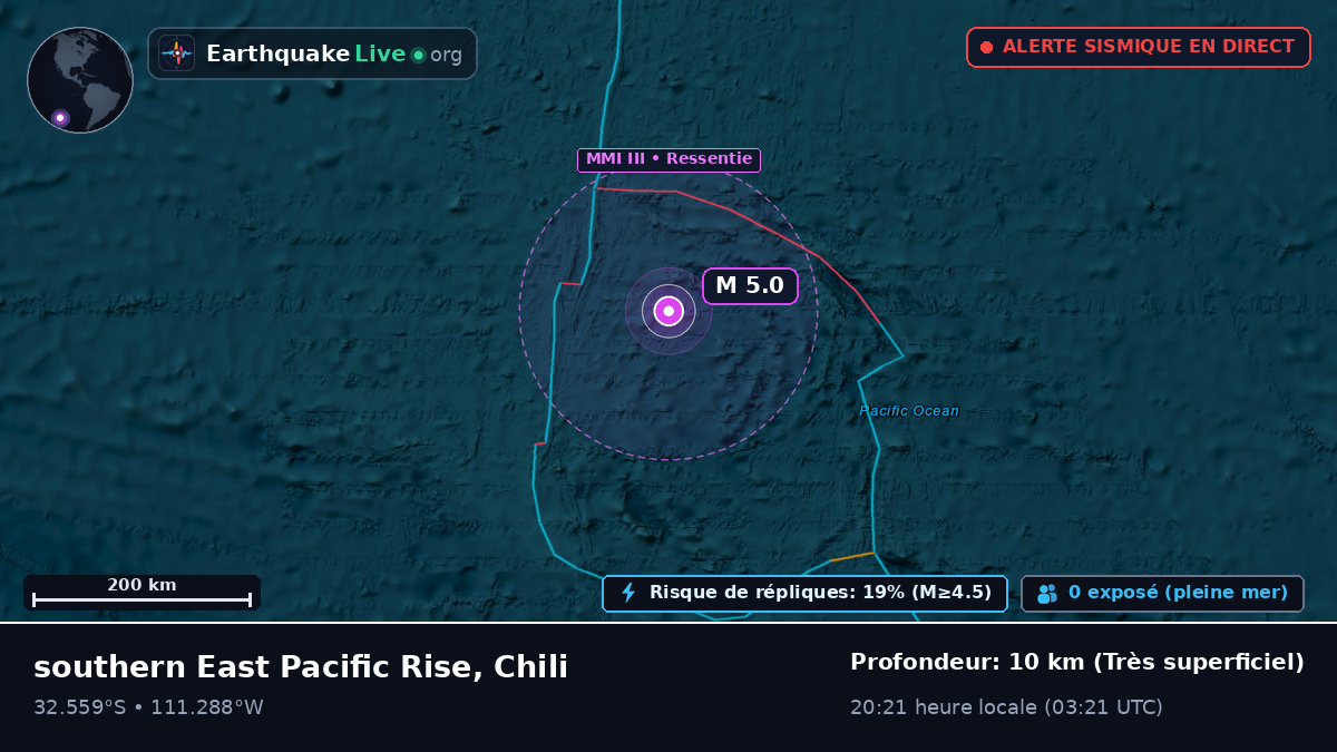 Océan Pacifique Sud (Chili)