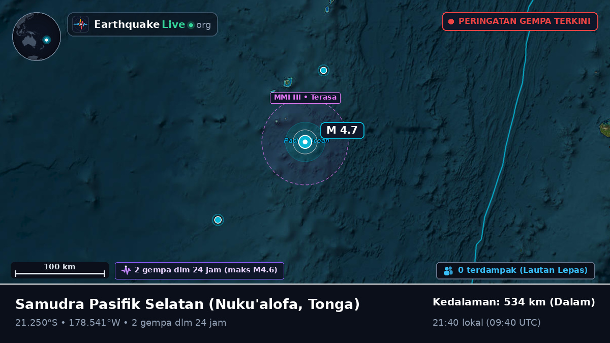 Samudra Pasifik Selatan (Tonga)