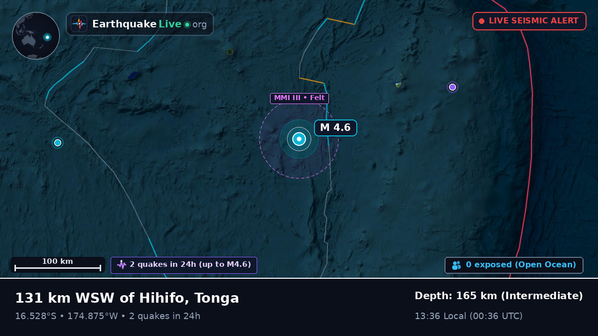 South Pacific Ocean (Tonga)