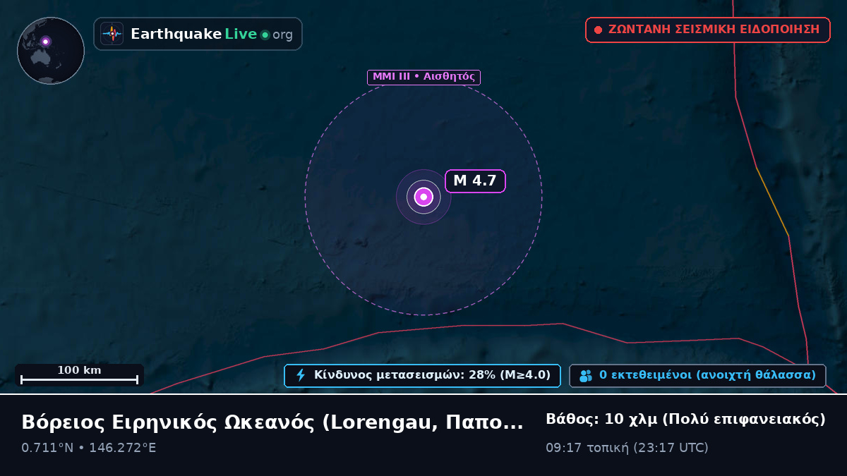 Βόρειος Ειρηνικός Ωκεανός (Παπούα Νέα Γουινέα)