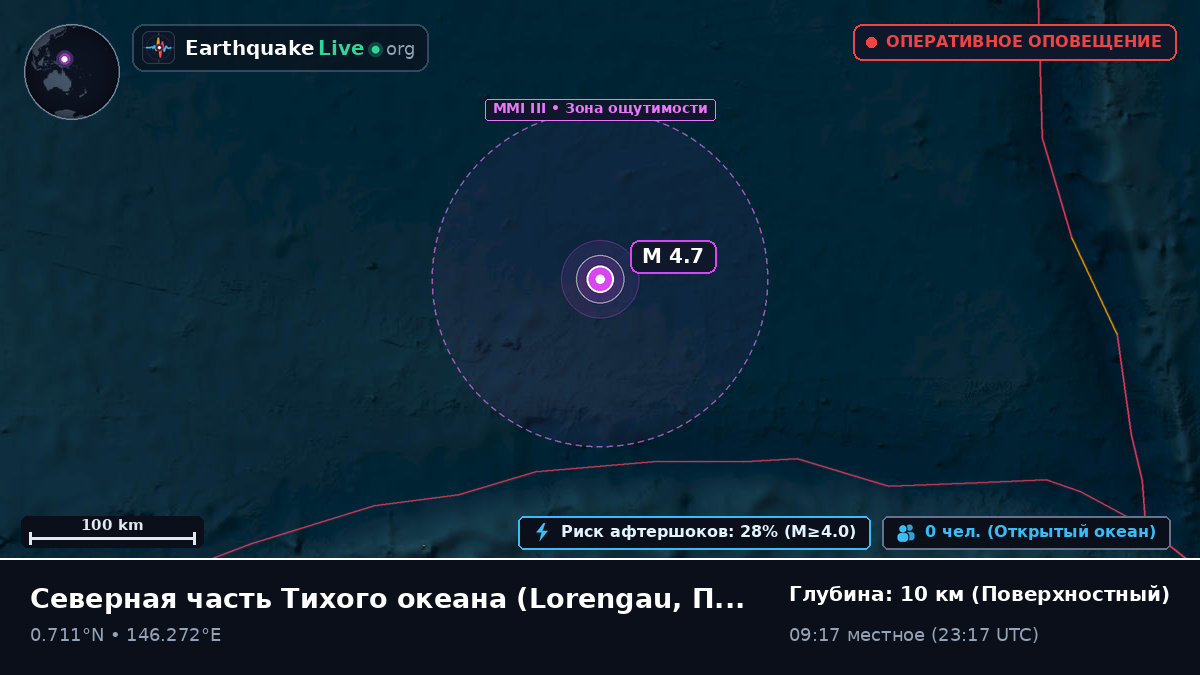 Северная часть Тихого океана (Папуа — Новая Гвинея)